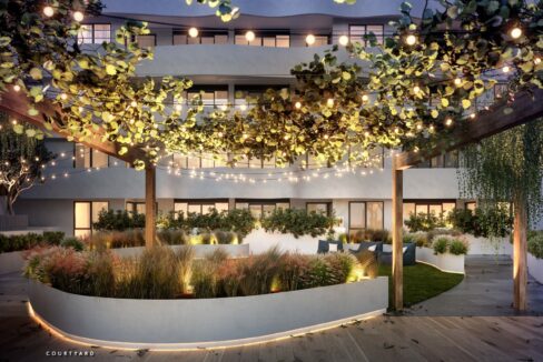 Courtyard-scaled